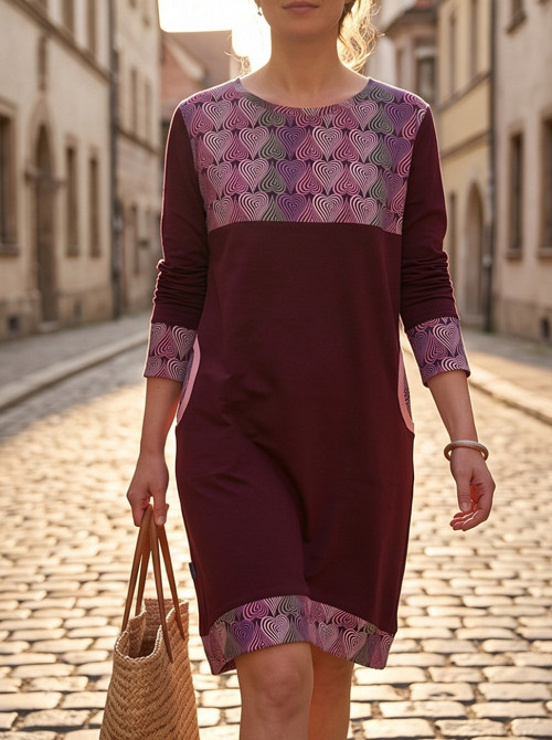 SRDÍČKOVÉ (L/XL) - šaty — foto 5