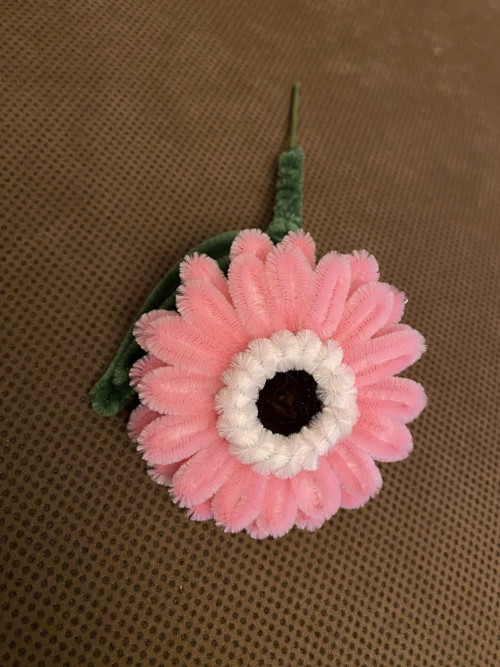 GERBERA z chlupatých drátků — foto 3
