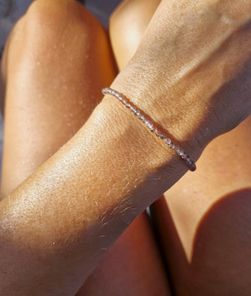 Lepidokrokit*broušený*jemný náramek — foto 4