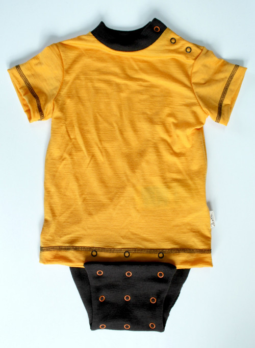 Rostoucí body -tričko- MERINO 75-92cm (0-6m) — foto 5