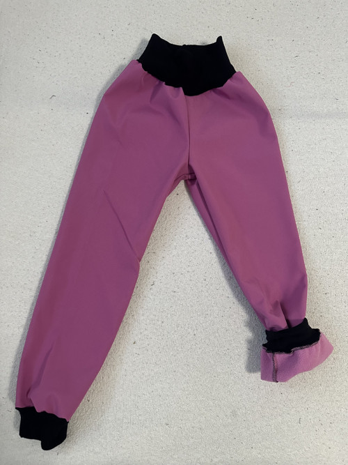 Lila softshellové kalhoty 116 — foto 2