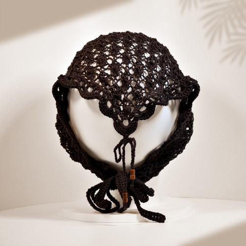 Šátek do vlasů - hnědá bandana — foto 3