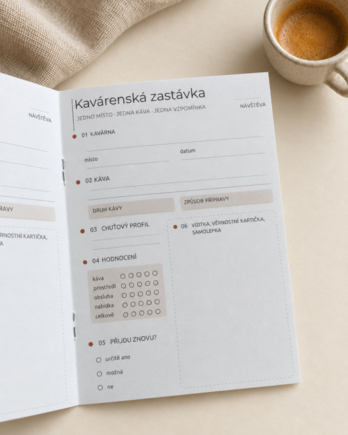 IKI Coffee Journal - kávový deník A6 — foto 2