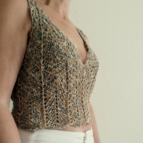Háčkovaný dámský top — foto 6