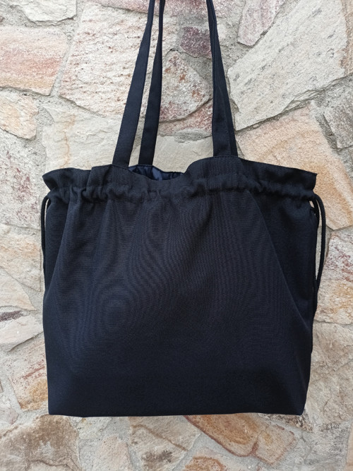 Látková taška s macramé — foto 5