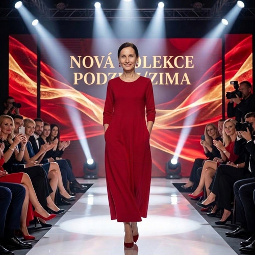 ŠATY OVER s kapsami - červené — foto 5