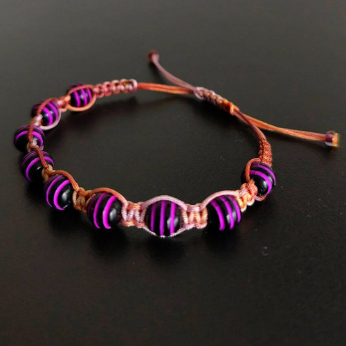 Náramek Shamballa s korálky — foto 2