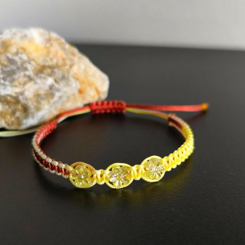 Náramek Shamballa s korálky — foto 3