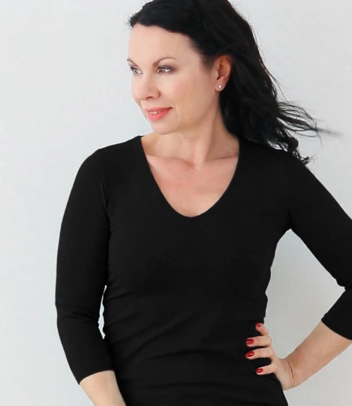 Dámské tričko černé — foto 3