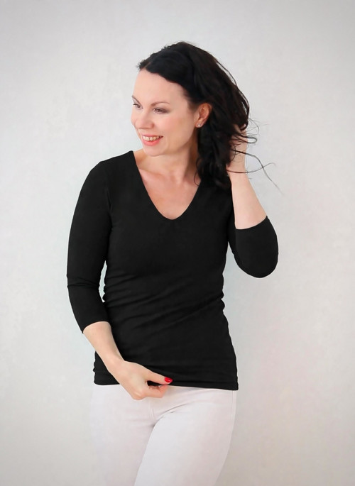 Dámské tričko černé — foto 2