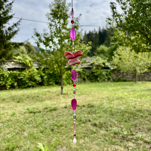 Lapač slunce - motýl a korálky — foto 3