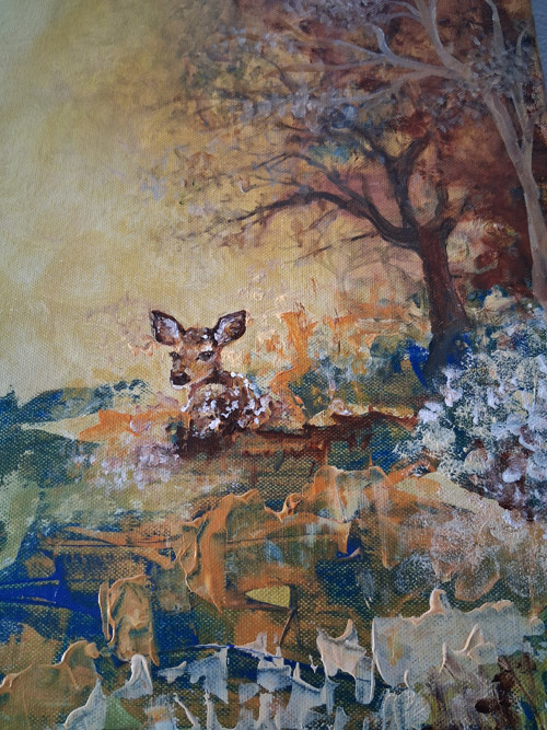 Odpočinek. (ORIGINÁL 50x60cm) — foto 3