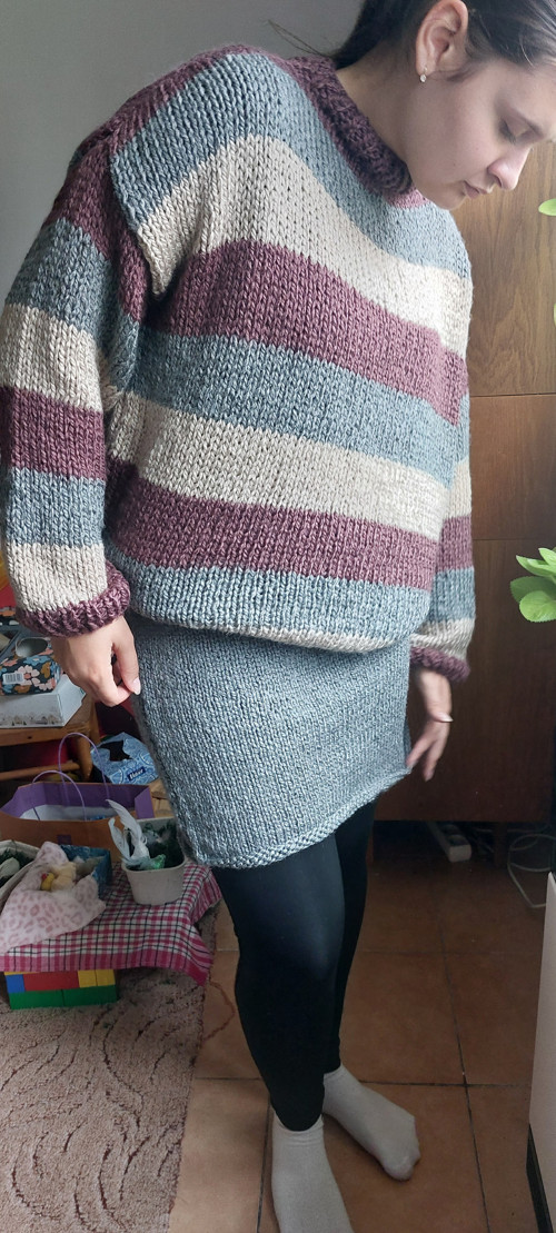 Sukně šedá — foto 3