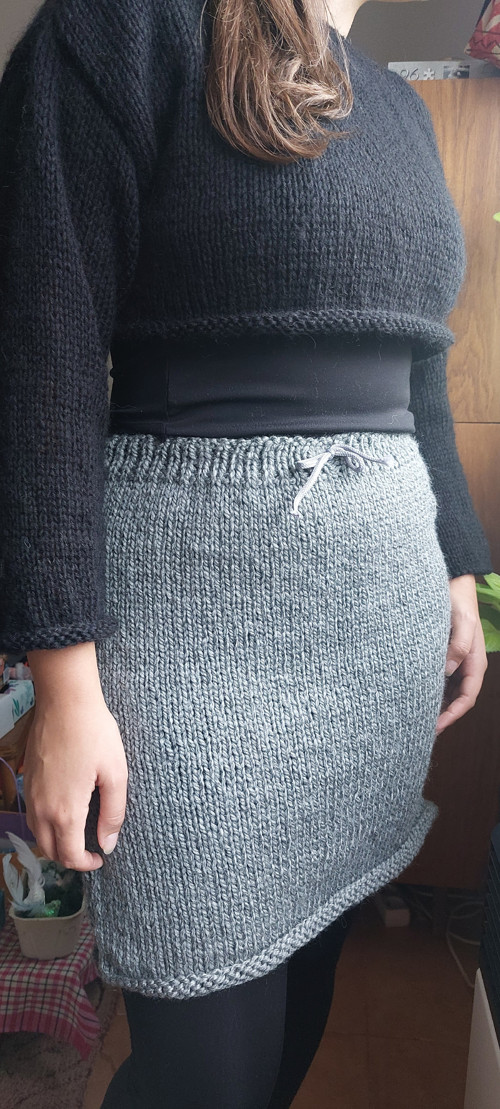 Sukně šedá — foto 4