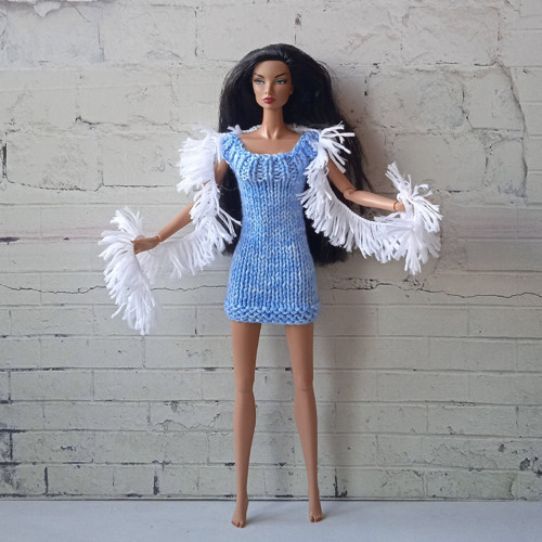 Oblečky pro Barbie, FR, Integrity - šaty, boa — foto 2