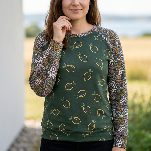 Mikina citronky v zahradě — foto 3