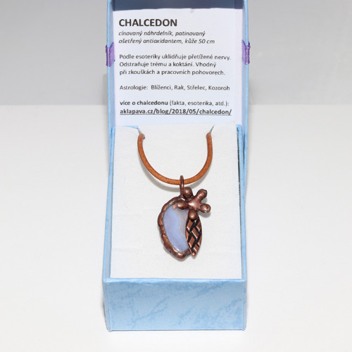Náhrdelník - CHALCEDON — foto 2