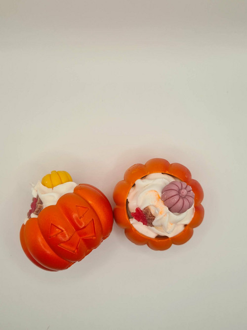 Sójová svíčka dýně halloween — foto 3