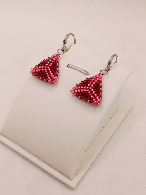 Náušnice Rose and Amethyst — foto 6