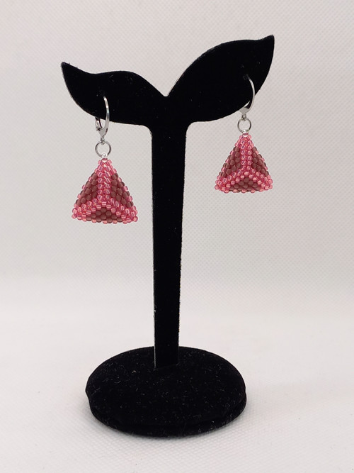 Náušnice Rose and Amethyst — foto 2