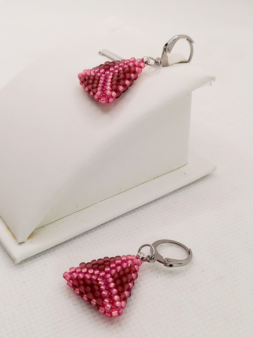 Náušnice Rose and Amethyst — foto 5