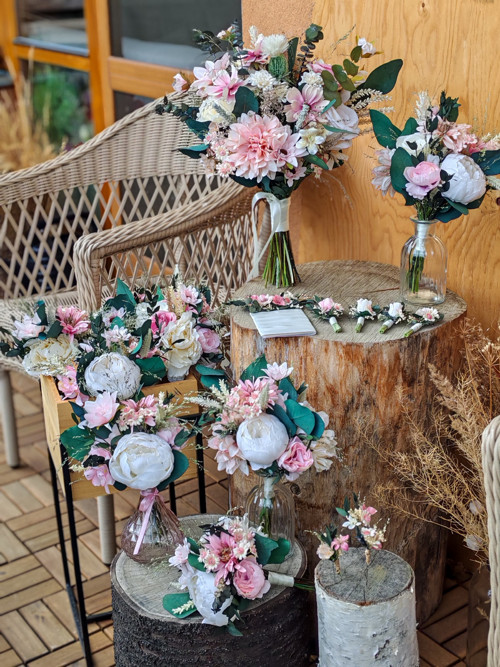 Svatební kytice Boho Ivory — foto 6