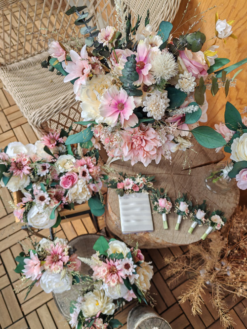 Svatební kytice Boho Ivory — foto 5