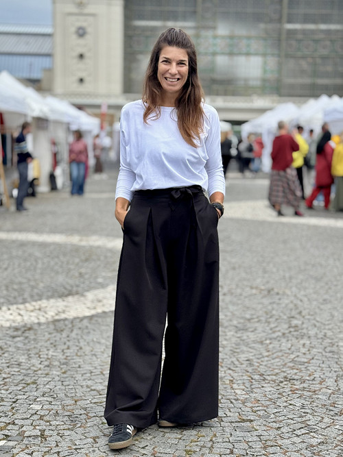 Luxusní extra široké kalhoty Tai — foto 5