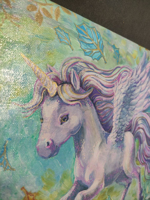 Magické hříbě, obraz na plátně — foto 6