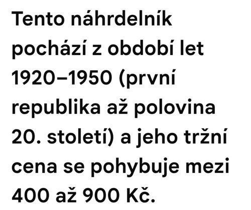 Art Deco kostěný náhrdelník — foto 5