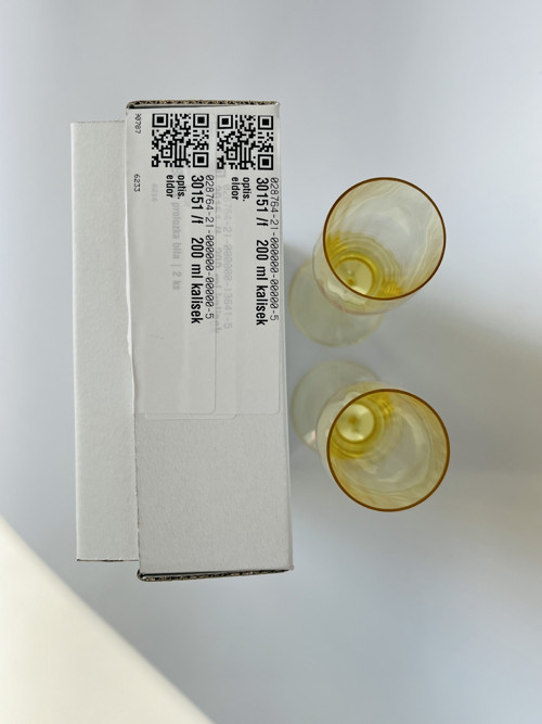 Moser Optic 2x sklenice 150ml, Eldor, značeno — foto 4