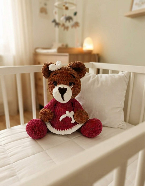 Háčkování medvídek holčička — foto 2