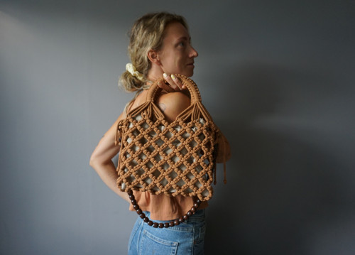 Macramé síťovka Terracotta — foto 6