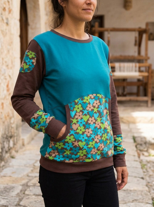 ZELENOHNĚDÁ (M/L) - mikina — foto 6