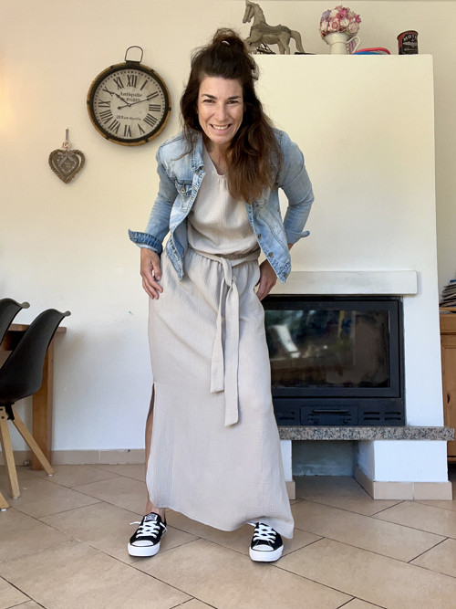 Letní mušelinové BOHO šaty — foto 5