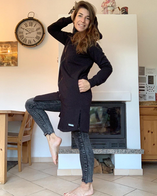Dlouhý cardigan na zip — foto 5