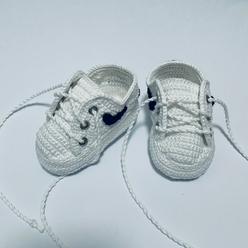 Háčkované tenisky - 9 cm — foto 3