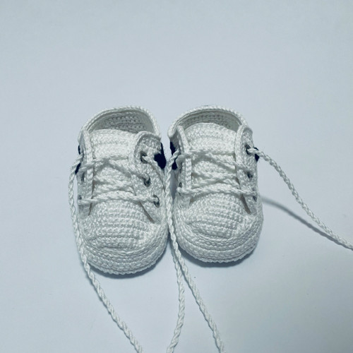 Háčkované tenisky - 9 cm — foto 2