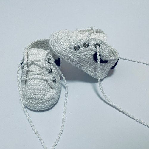 Háčkované tenisky - 9 cm — foto 5