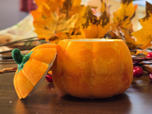 Podzimní svíčka-dýně — foto 2