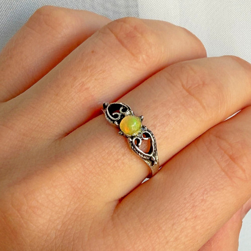 Opalite ring/ Prsteň s opálom E009 — foto 2