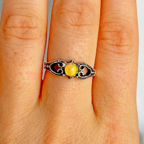 Opalite ring/ Prsteň s opálom E009 — foto 3