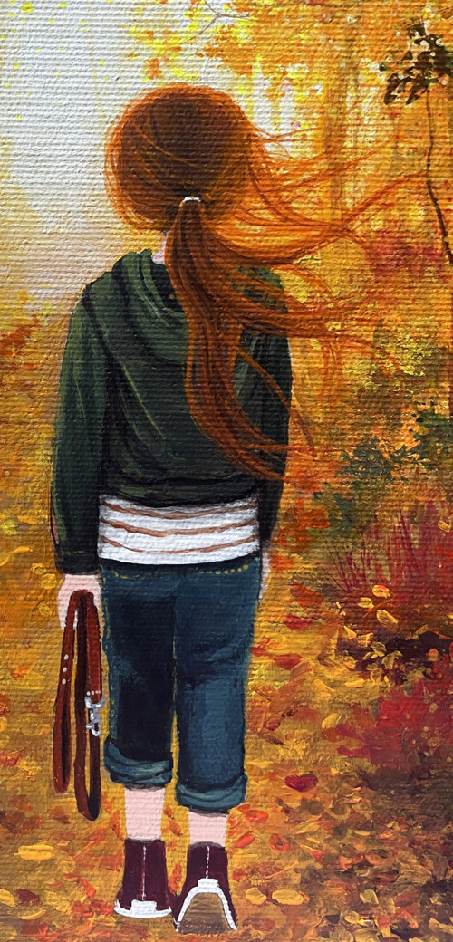 Originální obraz: Teď a tady - 30x30cm — foto 3