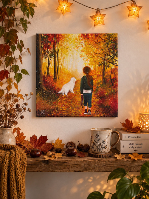 Originální obraz: Teď a tady - 30x30cm — foto 5
