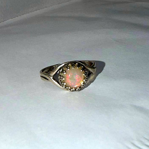 Opalite & Silver / Strieborný prsteň s opálom E009 — foto 5