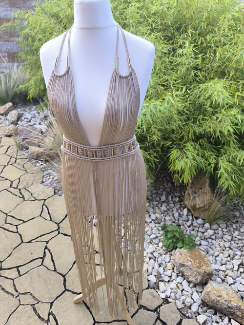 Macramé plážové šaty — foto 3