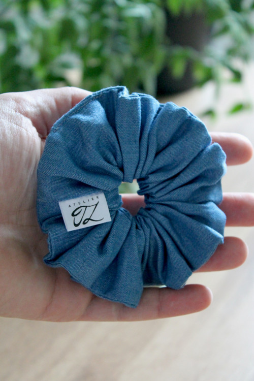 Denimová Scrunchie — foto 2