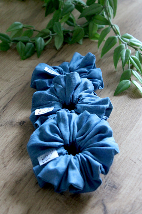 Denimová Scrunchie — foto 5