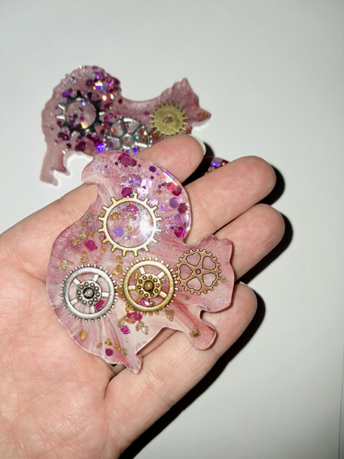Steampunk magnetka veverka — foto 2