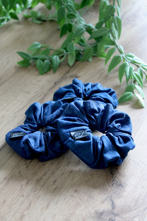 Denimová Scrunchie — foto 5